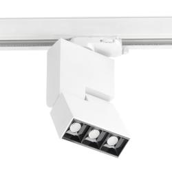 LED svjetiljka na šini SIERRA,8W,720lm,AC220-240V,50/60 Hz,PF>0,5,Ra≥80,IP20,IK08,4000K,48°,bi