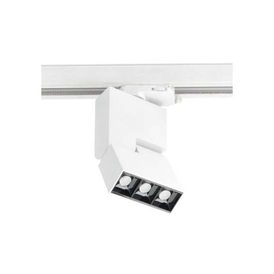 LED svjetiljka na šini SIERRA,8W,720lm,AC220-240V,50/60 Hz,PF>0,5,Ra≥80,IP20,IK08,4000K,48°,bi