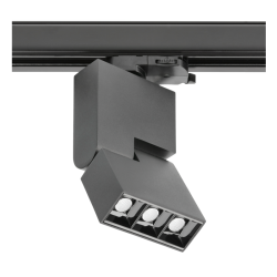 LED svjetiljka na šini SIERRA,8W,720lm,AC220-240V,50/60 Hz,PF>0,5,Ra≥80,IP20,IK08,4000K,48°,crna