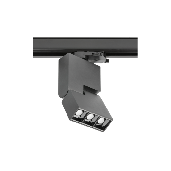 LED svjetiljka na šini SIERRA,8W,720lm,AC220-240V,50/60 Hz,PF>0,5,Ra≥80,IP20,IK08,4000K,48°,crna