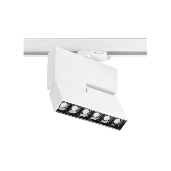 LED svjetiljka na šini SIERRA,18W,1620lm,AC220-240V,50/60 Hz,PF>0,9,Ra≥80, IP20,IK08,4000K,48°,bijela
