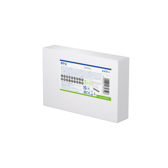 LED svjetiljka na šini SIERRA,18W,1620lm,AC220-240V,50/60 Hz,PF>0,9,Ra≥80, IP20,IK08,4000K,48°,bijela