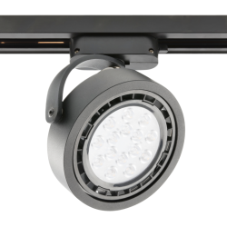LED SVETILKA ZA TIRNICO  1 FAZNO ETNA, 111 ŽARNICA, max. 20 W, AC220-240V, IP20, ČRNA