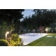 LED VRTNA SVETILKA LONDON, 10 W, 720 lm, IP54, 4000K, post 580 MM, ČRNA