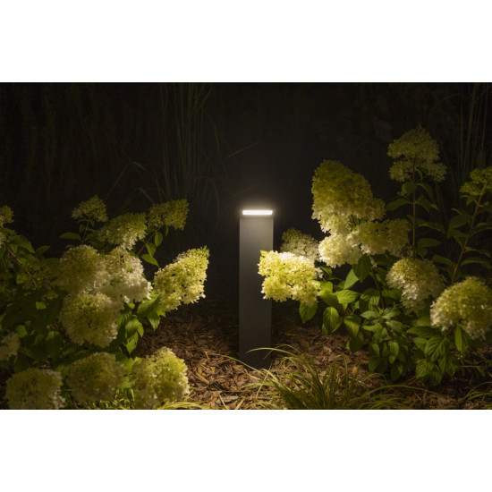 LED VRTNA SVETILKA LONDON, 10 W, 720 lm, IP54, 4000K, post 580 MM, ČRNA