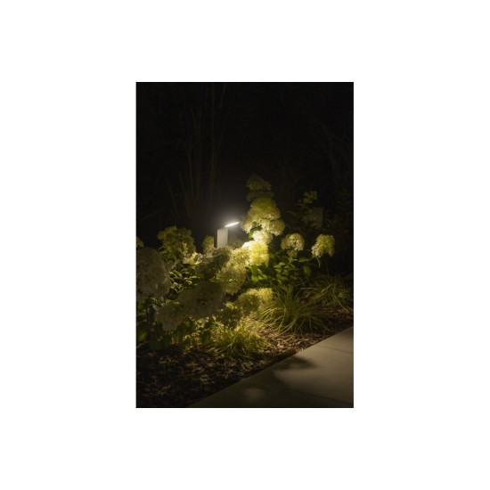 LED VRTNA SVETILKA LONDON, 10 W, 720 lm, IP54, 4000K, post 580 MM, ČRNA