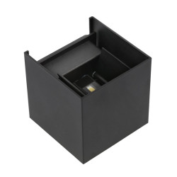 FASADNA SVETILKA MISSOURI-K, LED, 7W, 540lm, CCT, AC220-240V, IP54, KVADRATNI, ČRNO