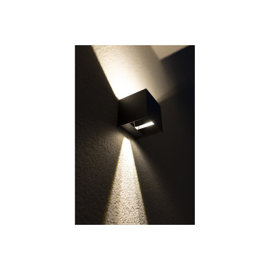 FASADNA SVETILKA MISSOURI-K, LED, 7W, 540lm, CCT, AC220-240V, IP54, KVADRATNI, ČRNO