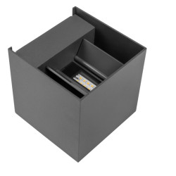 FASADNA SVETILKA MISSOURI-K, LED, 7W, 540lm, CCT, AC220-240V, IP54, KVADRATNA, SIV