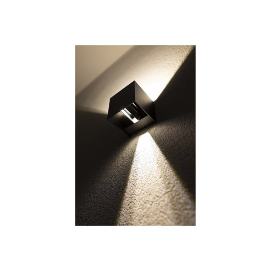 FASADNA SVETILKA MISSOURI-K, LED, 7W, 540lm, CCT, AC220-240V, IP54, KVADRATNA, SIV