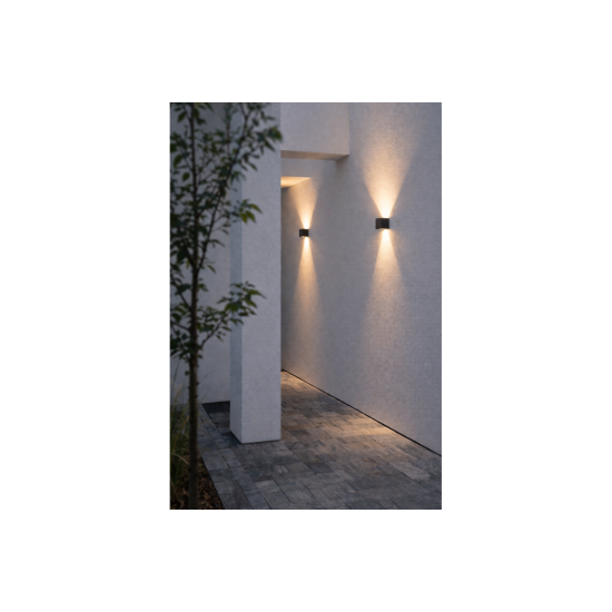 FASADNA SVETILKA MISSOURI-K, LED, 7W, 540lm, CCT, AC220-240V, IP54, KVADRATNA, SIV