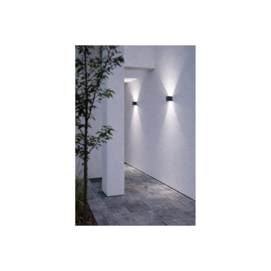 FASADNA SVETILKA MISSOURI-K, LED, 7W, 540lm, CCT, AC220-240V, IP54, KVADRATNA, SIV