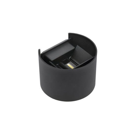 FASADNA SVETILKA MISSOURI-O SVETILKA, LED, 7W, 540lm, CCT, AC220-240V, IP54, OKROGEL, ČRNO
