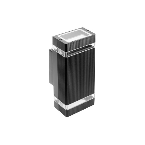 Zidna svjetiljka dvosmjerna  NESSA, GU10, MAX.2x50W, IP54, AC220-240V, 50/60Hz, crna