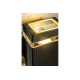 Zidna svjetiljka dvosmjerna  NESSA, GU10, MAX.2x50W, IP54, AC220-240V, 50/60Hz, crna