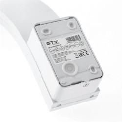 LED FASADNA SVETILKA PARIS S SENZORJEMJEM GIBANJA, 10 W, 900 lm, 4000K, IP54, BELA