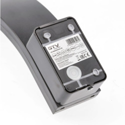 LED FASADNA SVETILKA PARIS S SENZORJEMJEM GIBANJA, 10 W, 900 lm, 4000K, IP54, SIVA