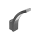 LED FASADNA SVETILKA PARIS, 10 W, 900 lm, 4000K, IP54, SIVA
