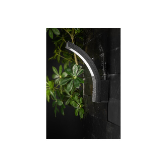LED FASADNA SVETILKA PARIS, 10 W, 900 lm, 4000K, IP54, SIVA
