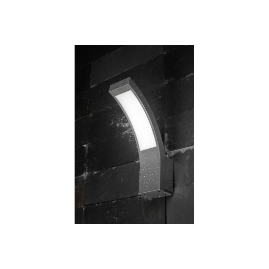 LED FASADNA SVETILKA PARIS, 10 W, 900 lm, 4000K, IP54, SIVA