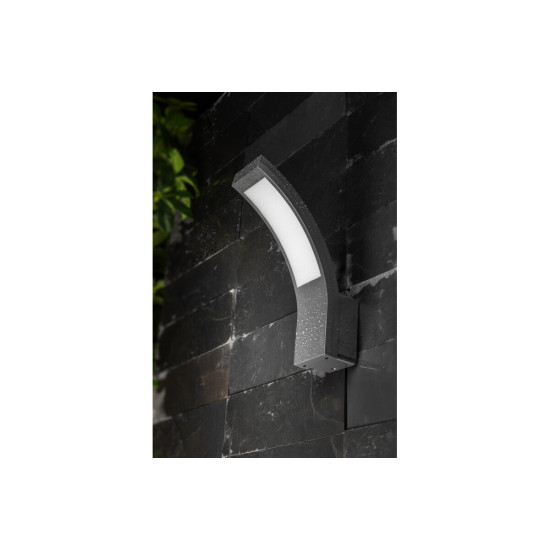 LED FASADNA SVETILKA PARIS, 10 W, 900 lm, 4000K, IP54, SIVA