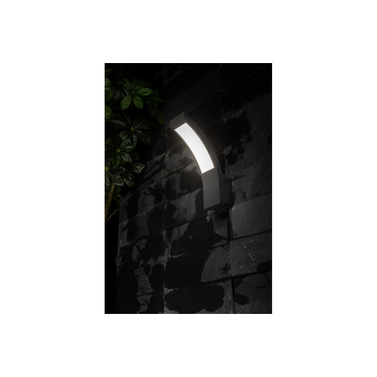 LED FASADNA SVETILKA PARIS, 10 W, 900 lm, 4000K, IP54, SIVA