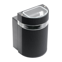 FASADNA SVETILKA ENOSMERNA SILVA, GU10, max. 50 W, IP54, ČRNA