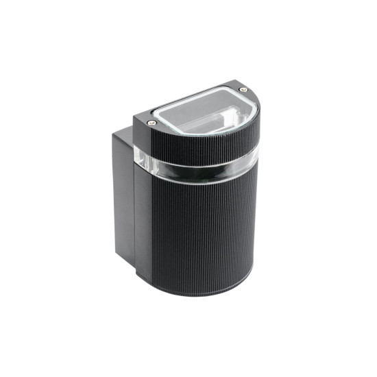 FASADNA SVETILKA ENOSMERNA SILVA, GU10, max. 50 W, IP54, ČRNA
