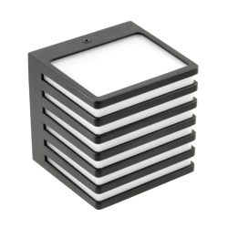LED FASADNA SVETILKA SIROLO, 10 W, 1000 lm, IP54, 4000K, ČRNA