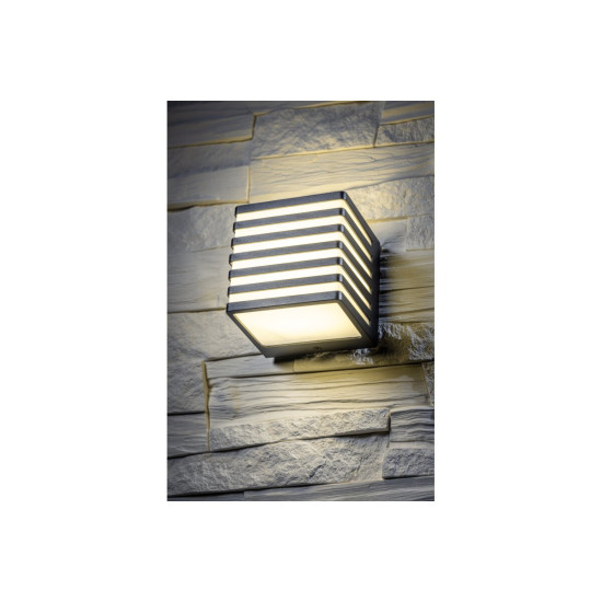 LED FASADNA SVETILKA SIROLO, 10 W, 1000 lm, IP54, 4000K, ČRNA