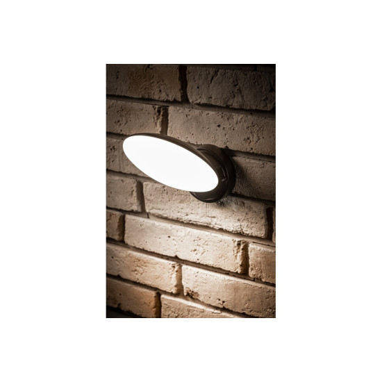 LED FASADNA SVETILKA TERRO, 10 W, 1200 lm, IP54, 4000K, ČRNA