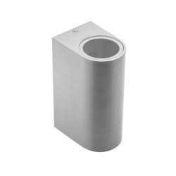 FASADNA SVETILKA DVOSMERNA TIAGO, 2*GU10, max. 2*35 W, IP54, INOX