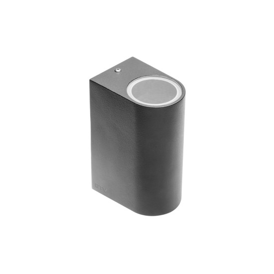 Zidna svjetiljka dvosmjerna, TIAGO, GU10, MAX. 2x35W, IP54, AC220-240V, 50/60Hz, crna