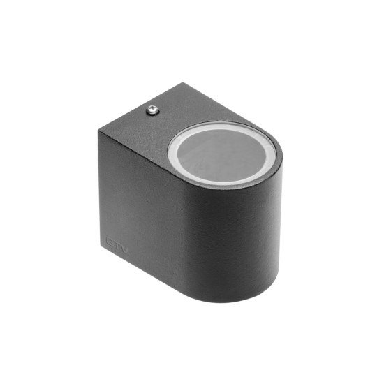 Zidna svjetiljka jednosmjerna, TIAGO, GU10, MAX. 35W, IP54, AC220-240V, 50/60Hz, crna