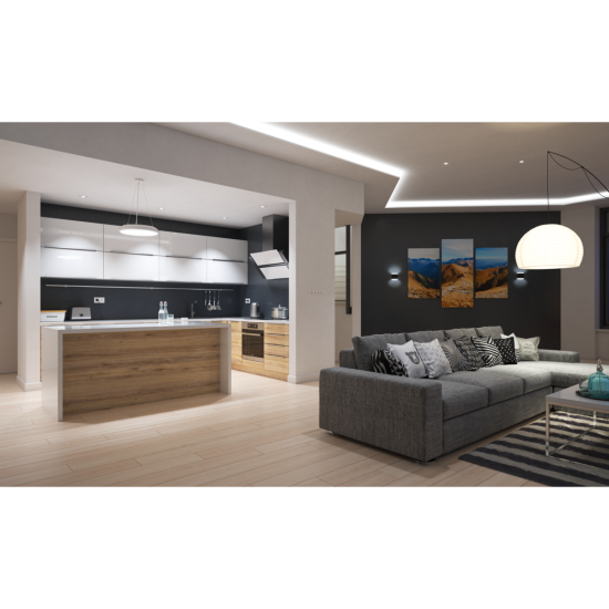 LED FASADNA SVETILKA VALLA, 8 W, 640 lm, 4000K, IP54
