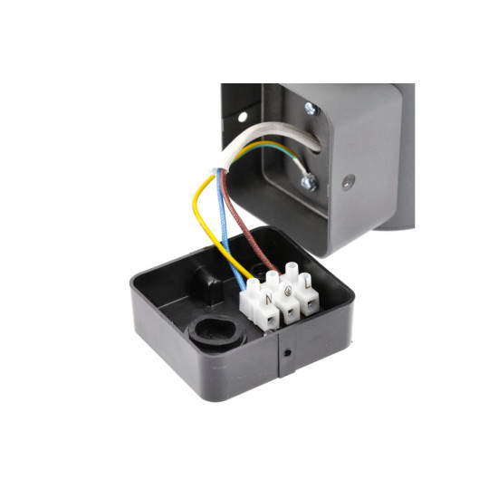 FASADNA SVETILKA CORTA, E27, max. 25 W, IP44, GRAFITNA