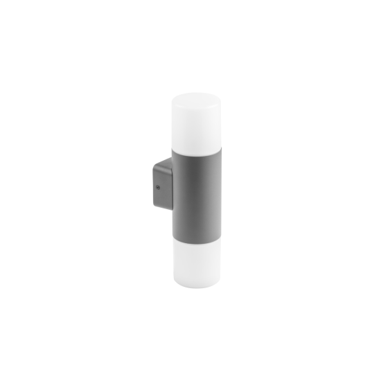 Vrtna svjetiljka  CORTA-AUD, E27, max.25W, IP44, AC220-240V, 50/60Hz, zidna  ravna gornja/donja, grafit