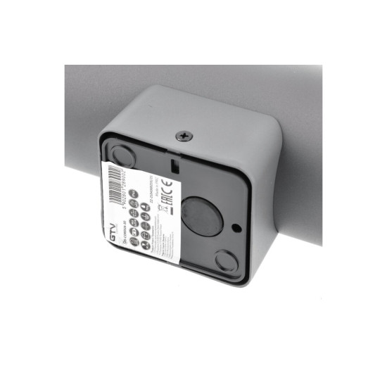 Vrtna svjetiljka  CORTA-AUD, E27, max.25W, IP44, AC220-240V, 50/60Hz, zidna  ravna gornja/donja, grafit