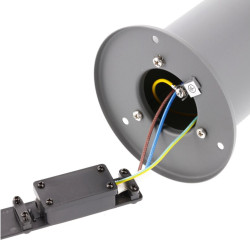 VRTNA SVETILKA CORTA, E27, max. 25 W, IP44, post 400 MM, GRAFITNA