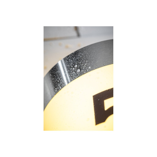 FASADNA SVETILKA O, E27, max. 11 W, IP54, INOX