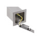 Vrtna svjetiljka LARGO-P PIR 50, E27, MAX.15W, IP44, AC220-240V, 50-60Hz, post, grafit
