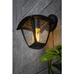 FASADNA SVETILKA MARINA, E27, max. 20 W, IP54, ČRNA