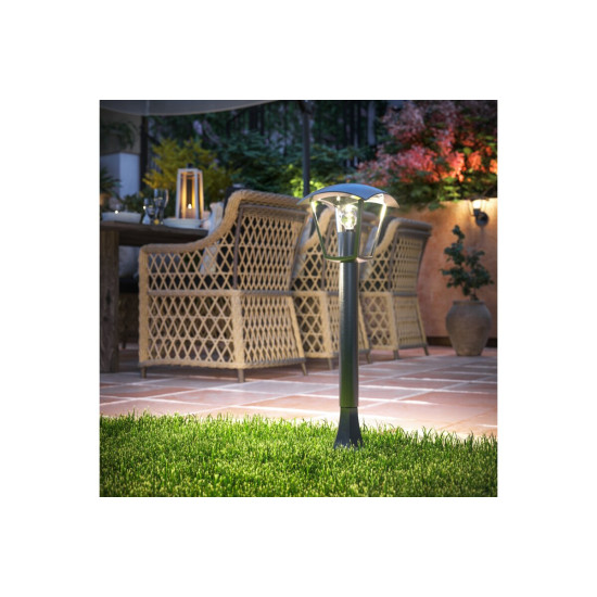 Vrtna svjetiljka MARINA-P,E27, MAX.20W,IP54,AC220-240V,50-60Hz,stupić ,crna