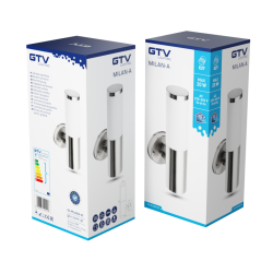 FASADNA SVETILKA MILAN, E27, max. 40 W, IP54, INOX