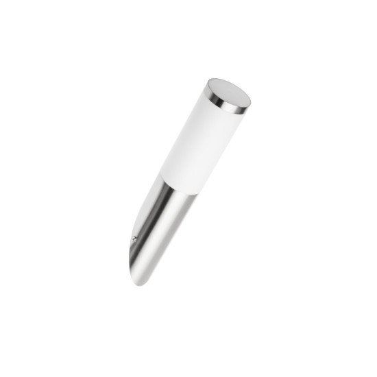 FASADNA SVETILKA MILAN, E27, max. 40 W, IP54, tilted, INOX