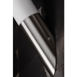 FASADNA SVETILKA MILAN, E27, max. 40 W, IP54, tilted, INOX