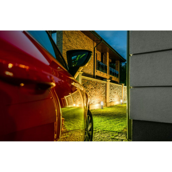 Vrtna svjetiljka  MILAN-P 45, E27, MAX.40W, IP44, AC220-240V, 50-60Hz, słupek, inox