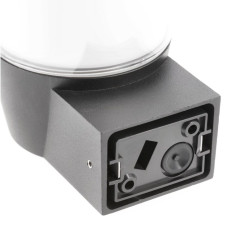 FASADNA SVETILKA TORO, E27, max. 15 W, IP54, ČRNA