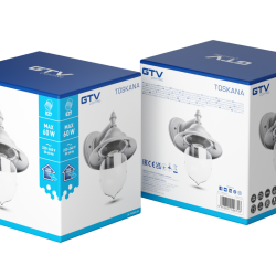 FASADNA SVETILKA TOSKANA, E27, max. 60 W, IP54, SIVA