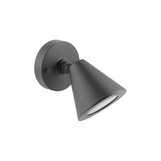 Vrtna svjetiljka  LUSTINO-D,GU10,MAX.20W,IP44,AC220-240V,50-60Hz,zidna donja,grafit